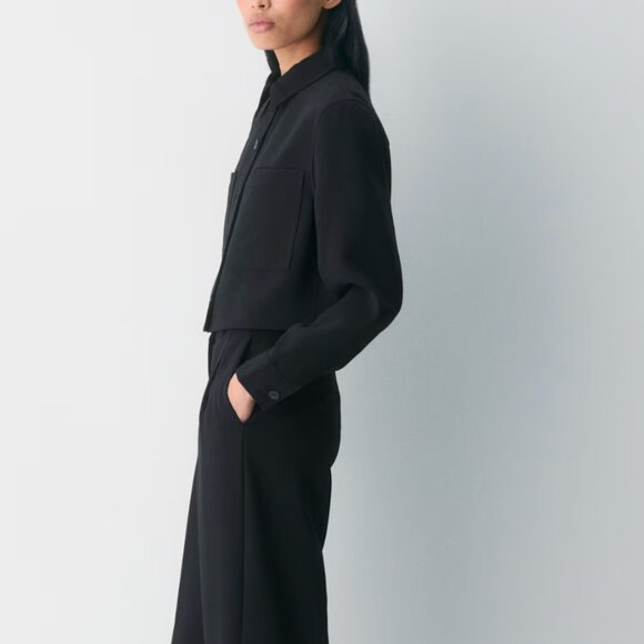 NWT Aritzia Wilfred Little Cropped Jacket - Crepette - Picture 5 of 6